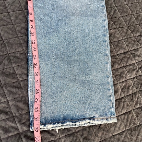 Abercrombie & Fitch Jeans The 90s Baggy Women Size 16 33 L Distressed CLO - Picture 11 of 16